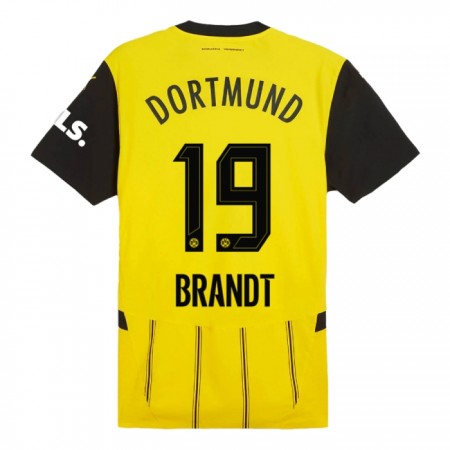 Camisetas Borussia Dortmund Brandt 19 Primera 2024-25 - Hombre Camisetas Borussia Dortmund Brandt 19 Primera 2024-25 - Hombre